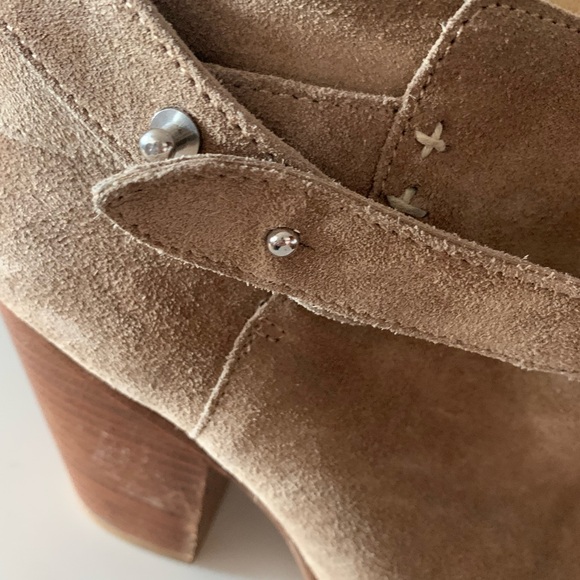 rag & bone Tan Suede Ankle Booties - Picture 9 of 15
